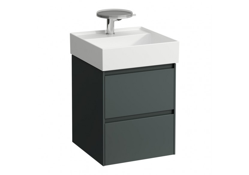 Meuble sous lavabo 450 2 tiroirs Lani Gris signalisation 435 x 450 x 515 mm - H4039221122661 - Laufen Meuble sous lavabo 450 2 tiroirs Lani Gris signalisation 435 x 450 x 515 mm - H4039221122661 - Laufen