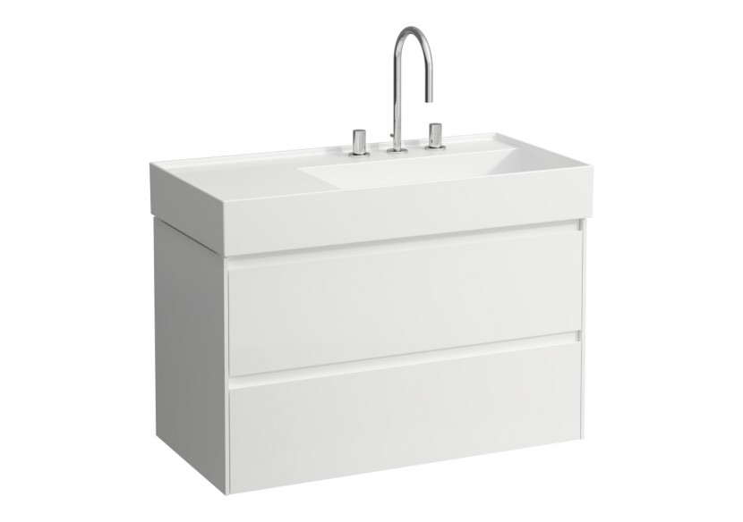 Meuble sous lavabo 900 2 tiroirs Lani Blanc brillant 880 x 450 x 515 mm - H4039621122611 - Laufen Meuble sous lavabo 900 2 tiroirs Lani Blanc brillant 880 x 450 x 515 mm - H4039621122611 - Laufen