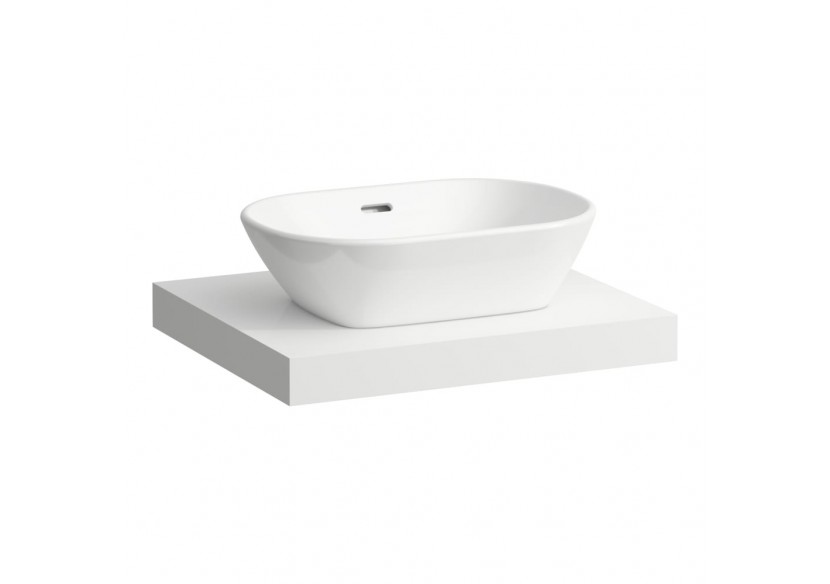 Plan de toilette Lani Blanc mat 585 x 495 x 65 mm - H4046411122601 - Laufen