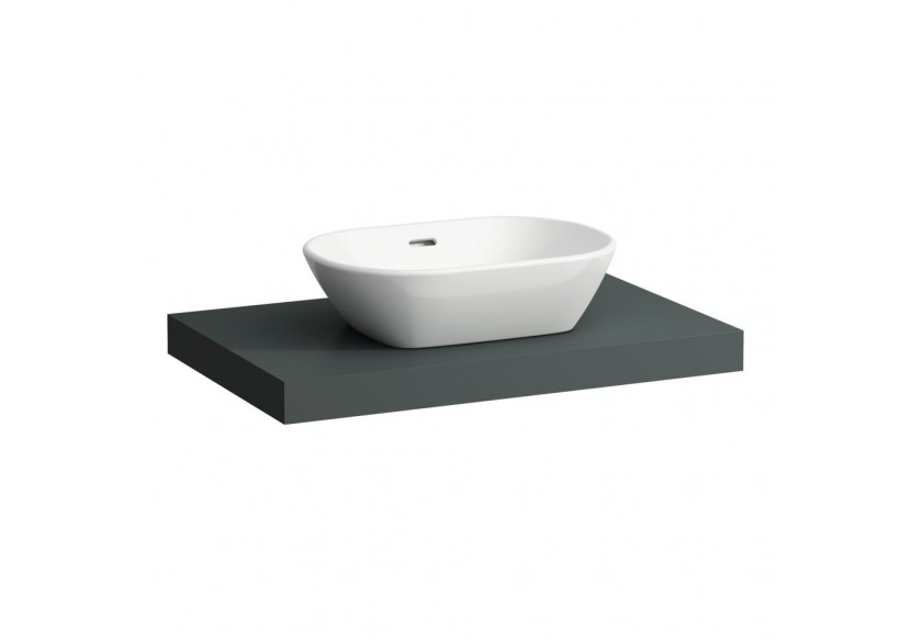 Plan de toilette Lani Gris signalisation 785 x 495 x 65 mm - H4046511122661 - Laufen