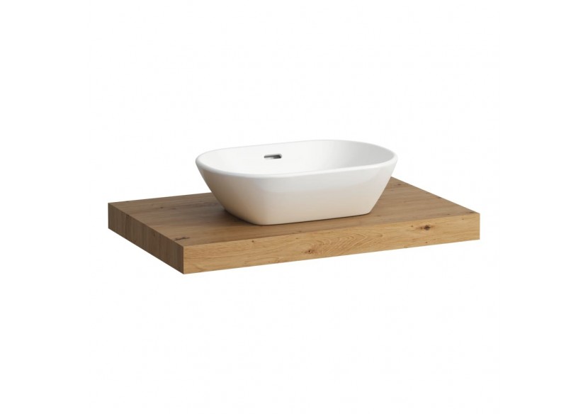 Plan de toilette Lani Chêne sauvage 785 x 495 x 65 mm - H4046511122671 - Laufen
