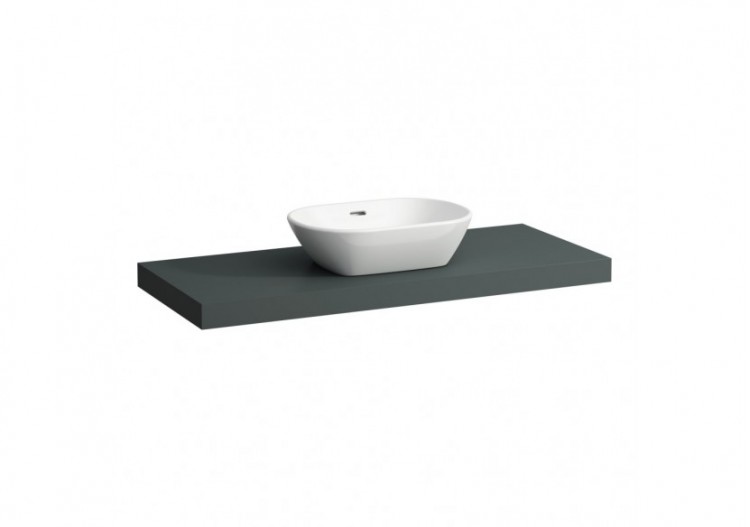 Plan de toilette Lani Gris signalisation 1185 x 495 x 65 mm - H4046711122661 - Laufen