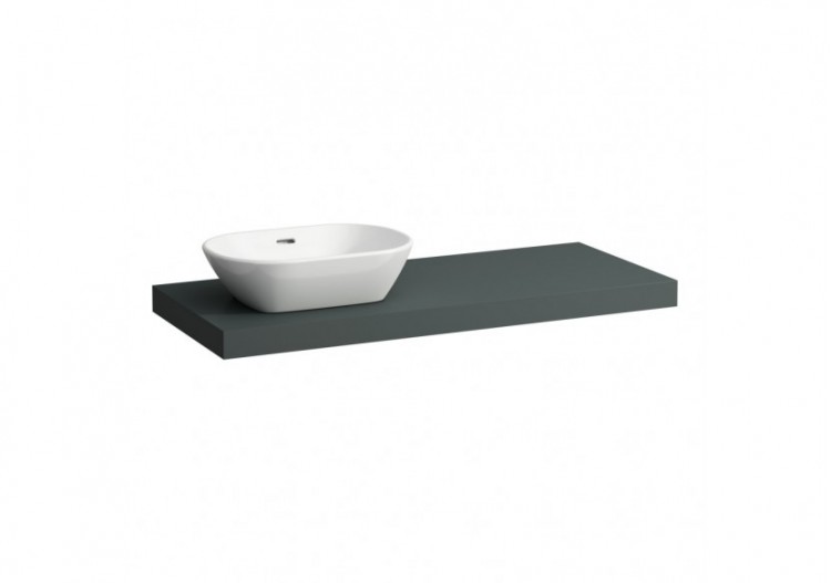 Plan de toilette Lani Gris signalisation 1185 x 495 x 65 mm - H4046721122661 - Laufen