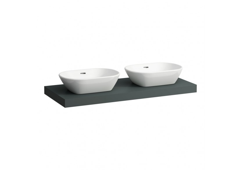 Plan de toilette Lani Gris signalisation 1185 x 495 x 65 mm - H4046741122661 - Laufen