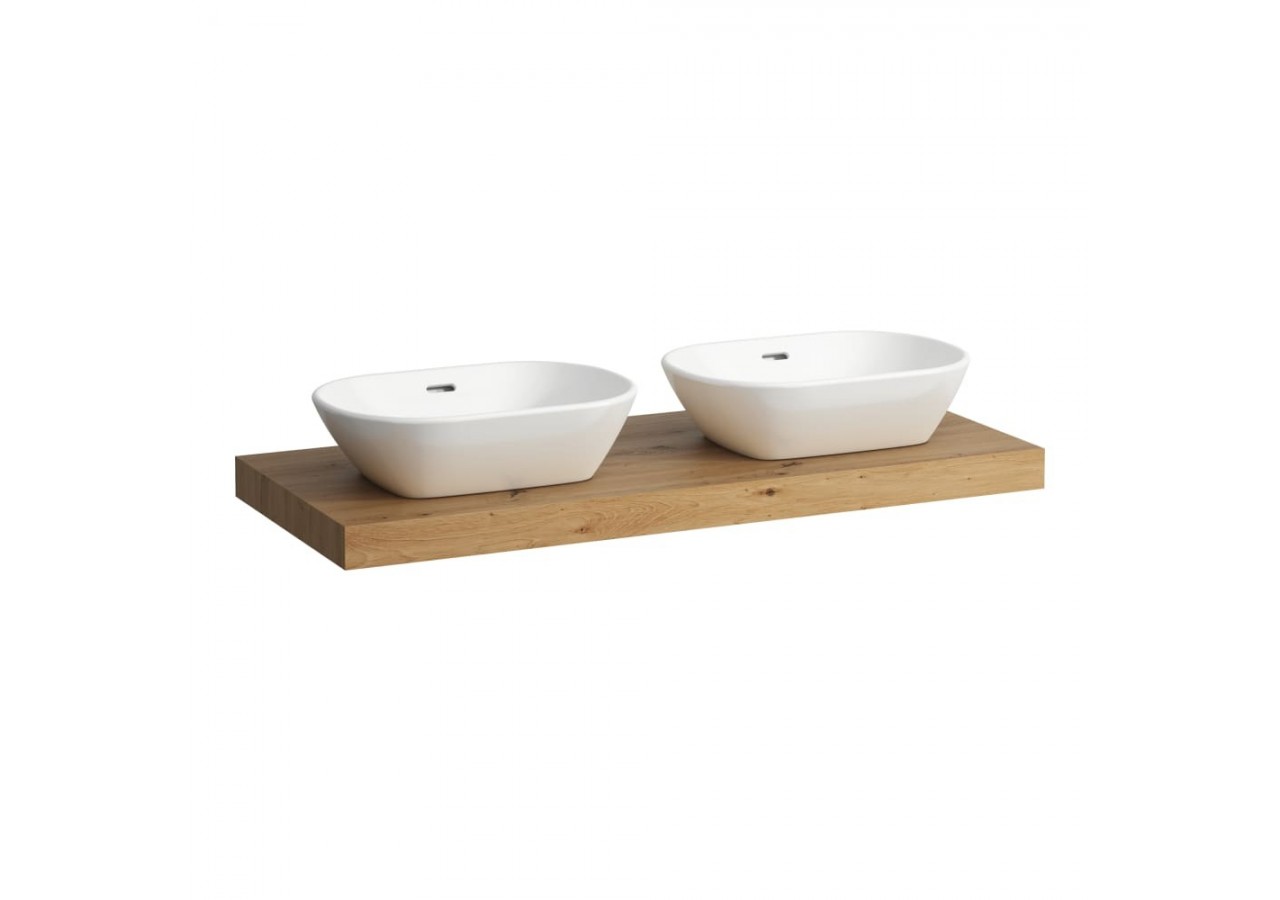 Plan de toilette Lani Chêne sauvage 1185 x 495 x 65 mm - H4046741122671 - Laufen