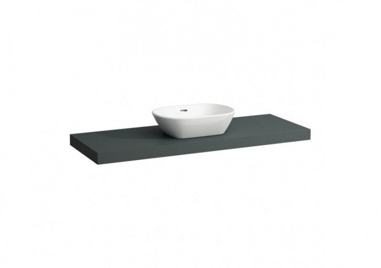 Plan de toilette Lani Gris signalisation 1370 x 495 x 65 mm - H4046811122661 - Laufen