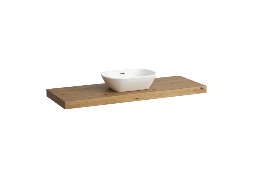 Plan de toilette Lani Chêne sauvage 1370 x 495 x 65 mm - H4046811122671 - Laufen
