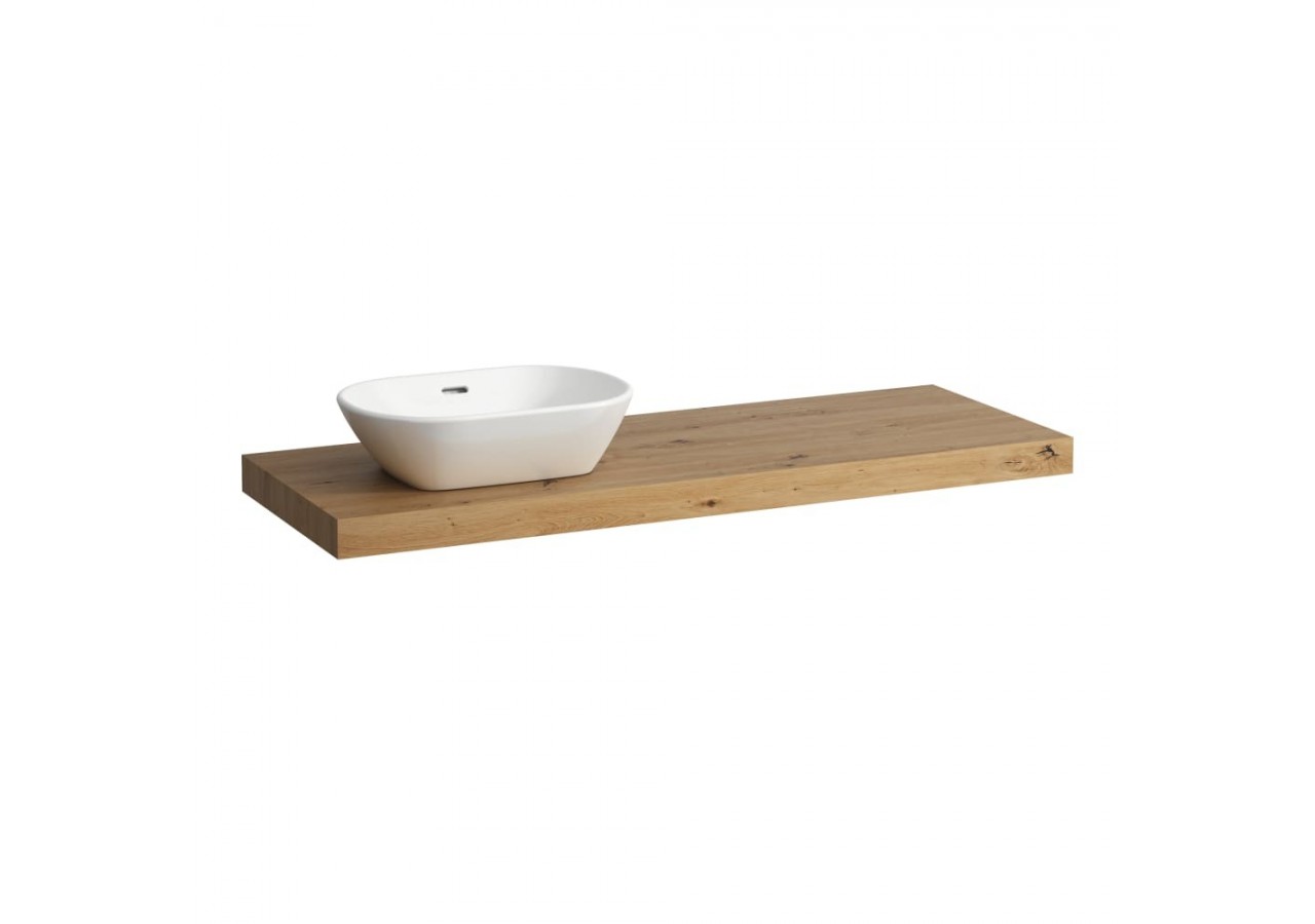 Plan de toilette Lani Chêne sauvage 1370 x 495 x 65 mm - H4046821122671 - Laufen
