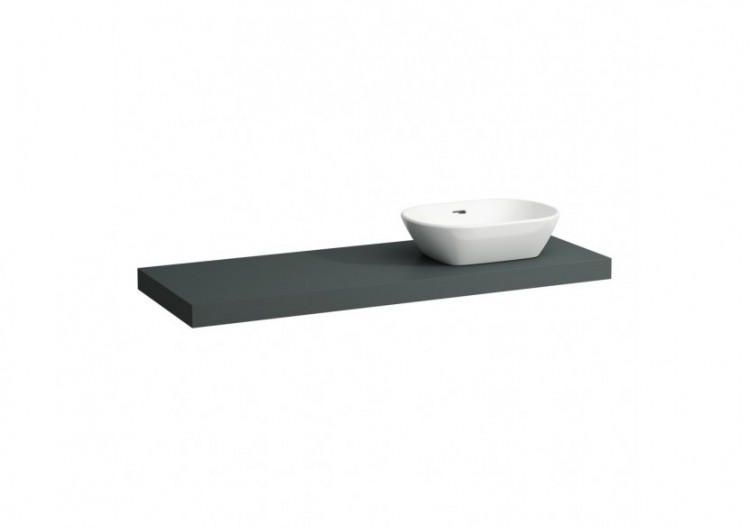 Plan de toilette Lani Gris signalisation 1370 x 495 x 65 mm - H4046831122661 - Laufen