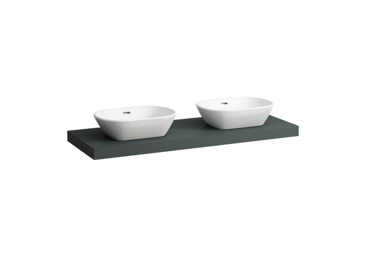 Plan de toilette Lani Gris signalisation 1570 x 495 x 65 mm - H4046911122661 - Laufen