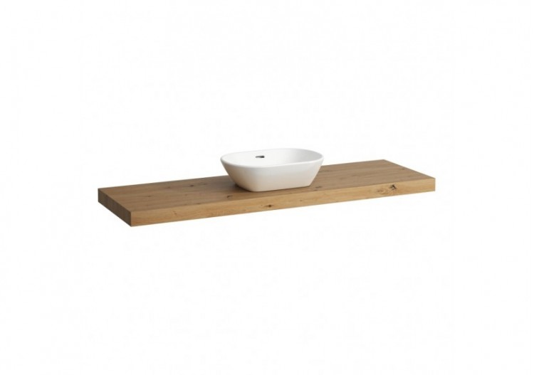 Plan de toilette Lani Chêne sauvage 1570 x 495 x 65 mm - H4046911122671 - Laufen