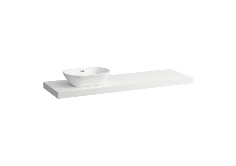 Plan de toilette Lani Blanc mat 1570 x 495 x 65 mm - H4046921122601 - Laufen
