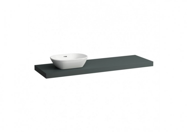 Plan de toilette Lani Gris signalisation 1570 x 495 x 65 mm - H4046921122661 - Laufen