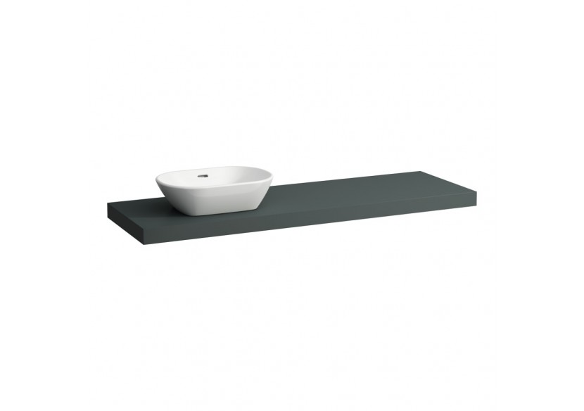 Plan de toilette Lani Gris signalisation 1570 x 495 x 65 mm - H4046921122661 - Laufen