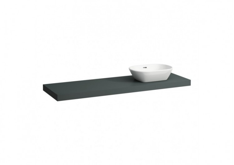 Plan de toilette Lani Gris signalisation 1570 x 495 x 65 mm - H4046931122661 - Laufen