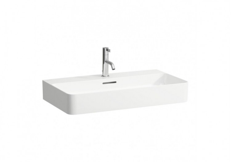 Lavabo mural ou à poser sur meuble Val Blanc LCC Active 750 x 420 x 155 mm - H810285A001121 - Laufen