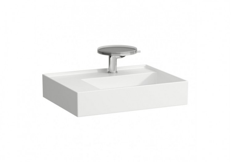 Lavabo mural ou à poser sur meuble Kartell Blanc LCC Active 600 x 460 x 150 mm - H810335A001111 - Laufen