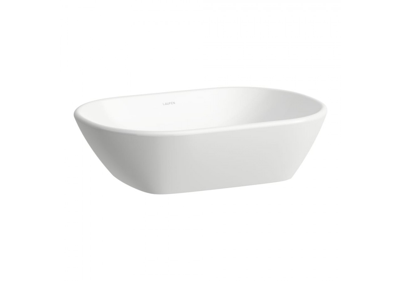 Vasque à poser ovale Lua Blanc LCC 500 x 350 x 175 mm - H8120834001091 - Laufen