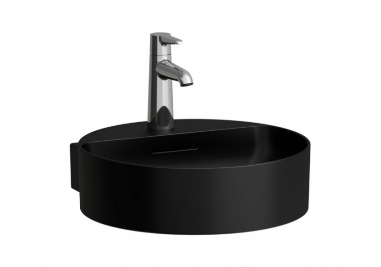 Lave-mains à poser Val Noir mat 400 x 425 x 155 mm - H8132817161121 - Laufen