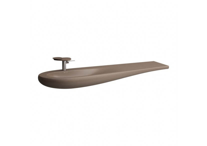 Lavabo mural ou à poser sur meuble Alessi Caffè mat 1600 x 500 x 140 mm - H8149711881041 - Laufen
