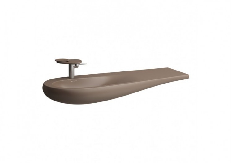 Lavabo mural ou à poser sur meuble Alessi Caffè mat 1200 x 500 x 140 mm - H8149731881041 - Laufen
