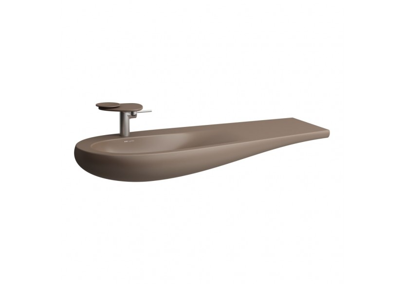 Lavabo mural ou à poser sur meuble Alessi Caffè mat 1200 x 500 x 140 mm - H8149731881041 - Laufen