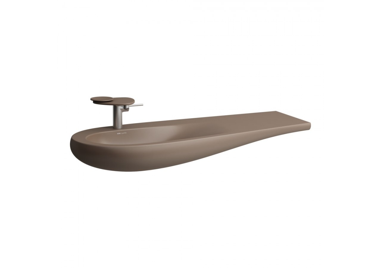 Lavabo mural ou à poser sur meuble Alessi Caffè mat 1200 x 500 x 140 mm - H8149731881091 - Laufen
