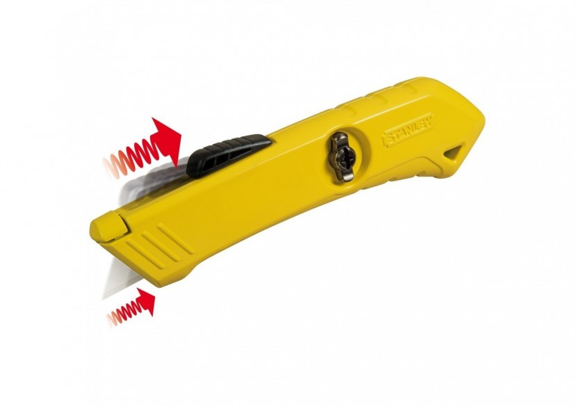 COUTEAU DE SECURITE RETRACTABLE A MOLETTE - STHT0-10193 - Stanley