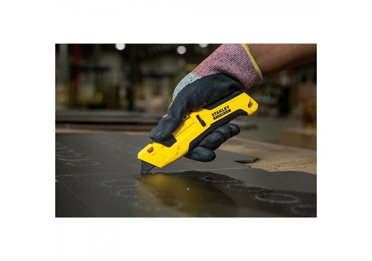 COUTEAU DE SÉCURITÉ BIMATIÈRE À LAME AUTO-RÉTRACTABLE FATMAX - FMHT10365-0 - Stanley