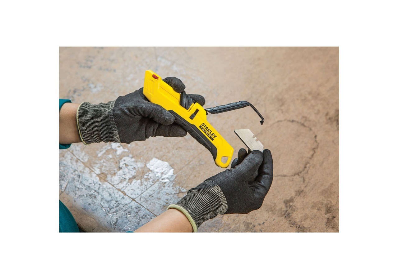COUTEAU DE SÉCURITÉ BIMATIÈRE À LAME AUTO-RÉTRACTABLE FATMAX - FMHT10365-0 - Stanley