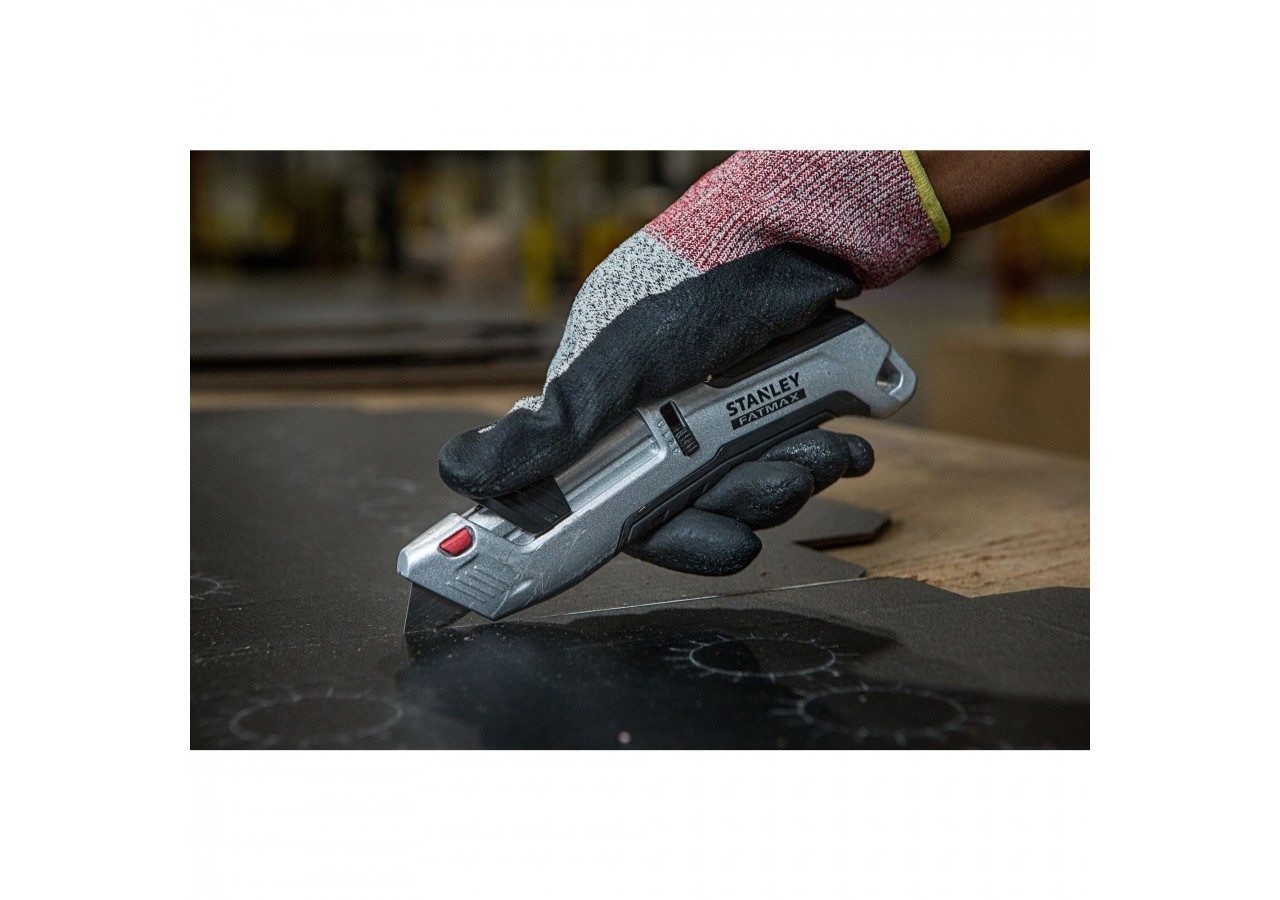COUTEAU DE SÉCURITÉ MÉTAL À LAME AUTO-RÉTRACTABLE FATMAX - FMHT10367-0 - Stanley