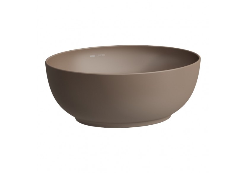 Vasque à poser Alessi Caffè mat 450 x 380 x 170 mm - H8189751881121 - Laufen