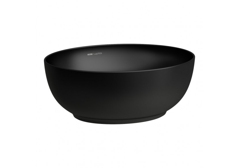 Vasque à poser Alessi Noir mat 450 x 380 x 170 mm - H8189757161121 - Laufen