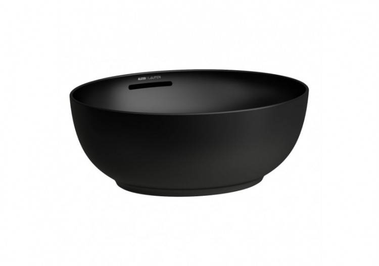 Vasque à poser Alessi Noir mat 450 x 400 x 170 mm - H8189767161091 - Laufen