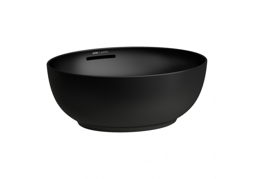 Vasque à poser Alessi Noir mat 450 x 400 x 170 mm - H8189767161091 - Laufen