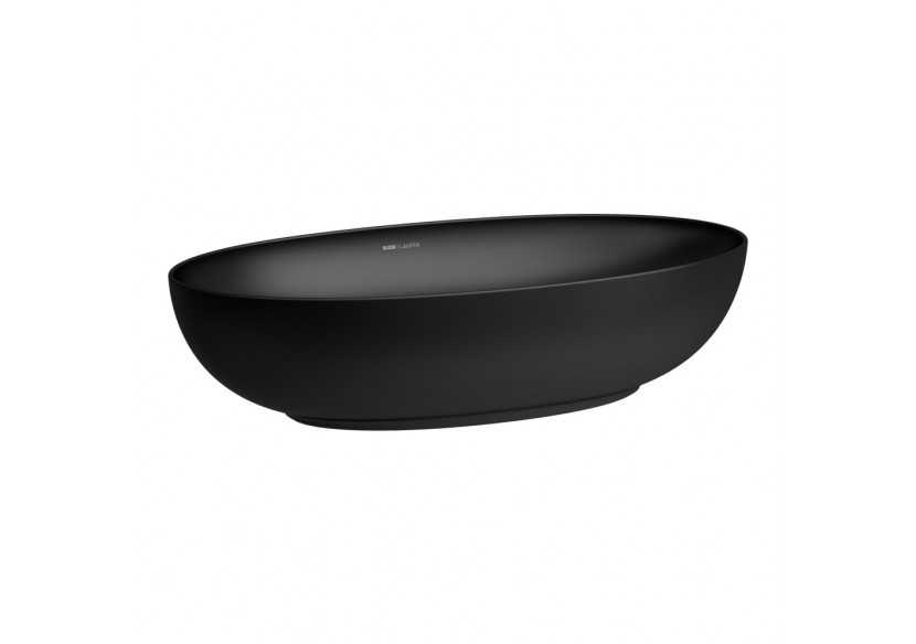 Vasque à poser Alessi Noir mat 700 x 380 x 170 mm - H8189777161121 - Laufen