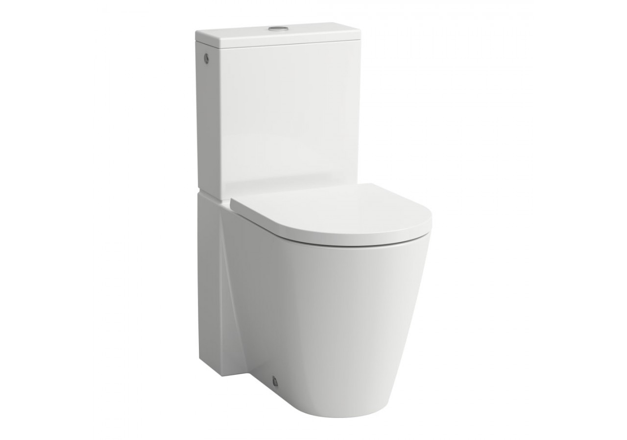Cuvette WC au sol sans bride Kartell Blanc LCC Active 660 x 370 x 440 mm - H824337A002311 - Laufen