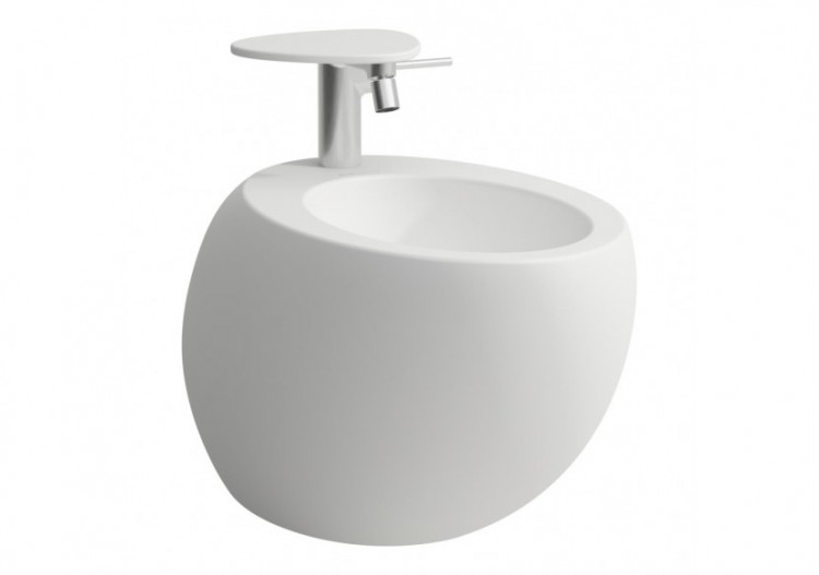 Bidet suspendu Alessi Blanc mat 585 x 390 x 355 mm - H8309717573041 - Laufen