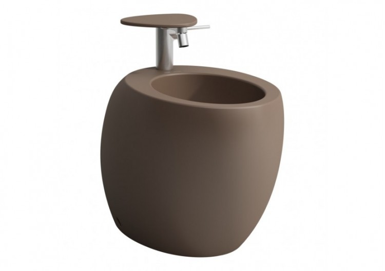 Bidet au sol Alessi Café mat 585 x 390 x 415 mm - H8329711883041 - Laufen