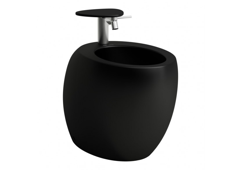 Bidet au sol Alessi Noir mat 585 x 390 x 415 mm - H8329717163041 - Laufen