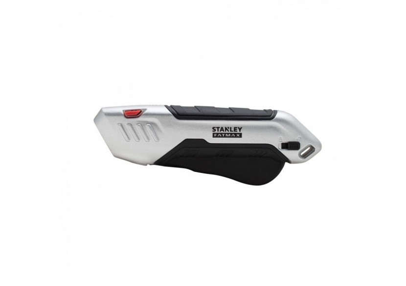 COUTEAU DE SÉCURITÉ MÉTAL À GÂCHETTE ET LAME AUTO- RÉTRACTABLE FATMAX - FMHT10370-0 - Stanley