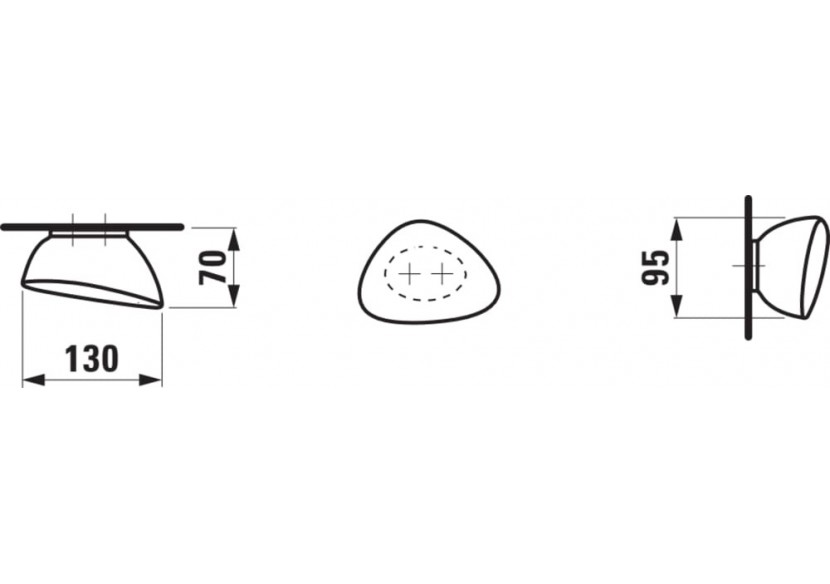 Porte-serviettes en céramique Alessi Noir mat - H8709767160001 - Laufen