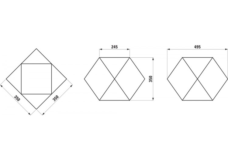 Polyèdre 'Ikos' en céramique Home Blanc - H8777710000001 - Laufen 2