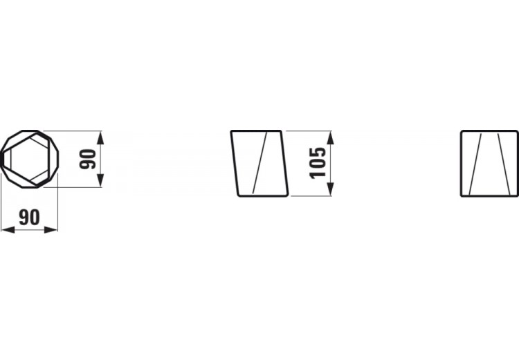 Verre 'Trio' en céramique Home Blanc - H8777747160001 - Laufen 2