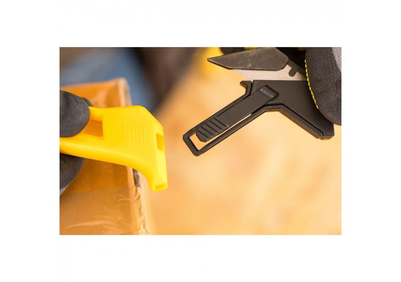 COUTEAU DE SÉCURITÉ BIMATIÈRE À LAME ENCASTRÉE REMPLAÇABLE FATMAX - FMHT10373-0 - Stanley