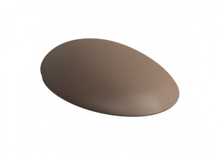 Abattant WC Alessi Café mat 481 x 350 x 107 mm - H8929711880001 - Laufen