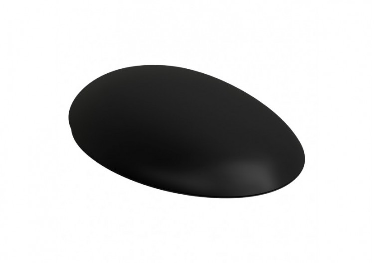 Abattant WC Alessi Noir mat 481 x 350 x 107 mm - H8929717160001 - Laufen