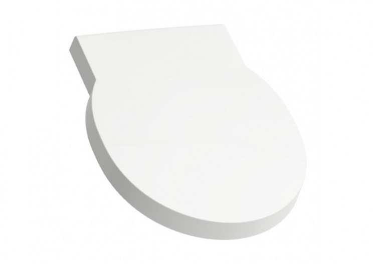 Couvercle pour urinoir Val Noir brillant 385 x 305 x 45 mm - H8942820200001 - Laufen