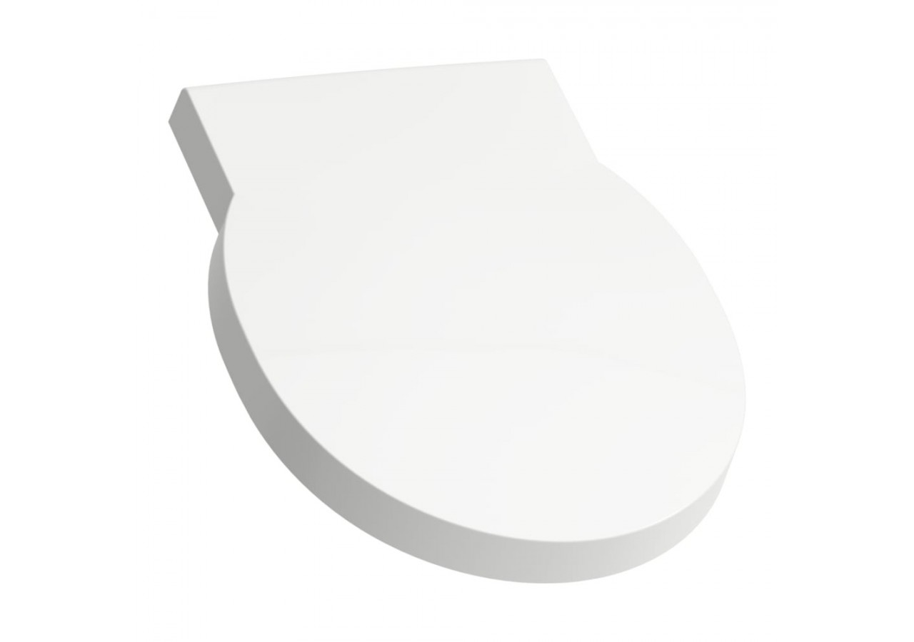 Couvercle pour urinoir Val Noir brillant 385 x 305 x 45 mm - H8942820200001 - Laufen