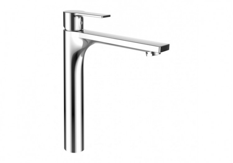 Mitigeur de lavabo réhaussé Eco+ bec fixe Swisstap - HF506114100000 - Laufen